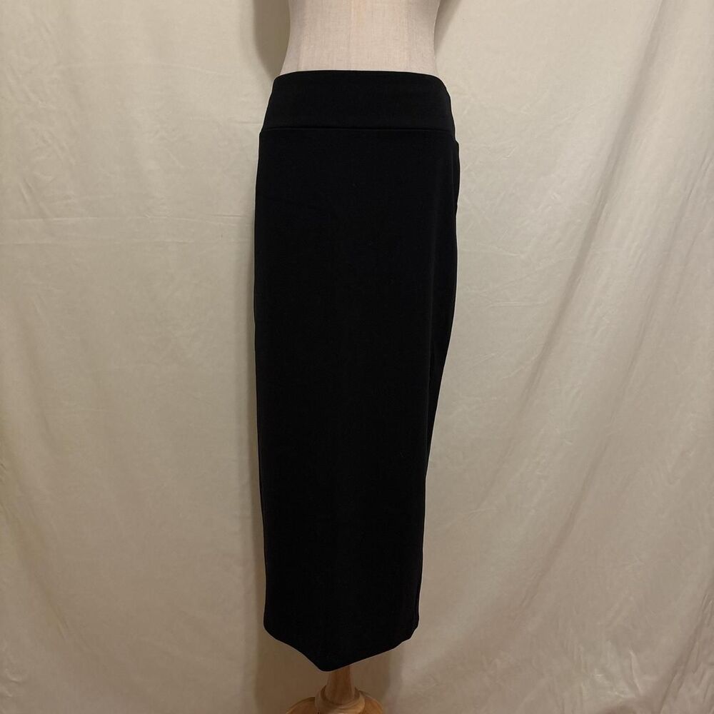 basic black maxi skirt